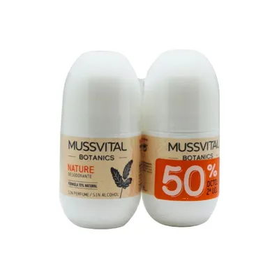 Produktbild von Mussvital Botanics Deo Nature 75ml Set 2 Einheiten
