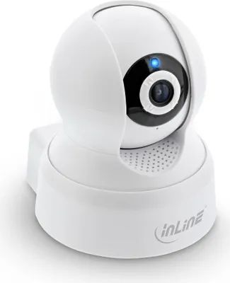 Obrázok produktu pre Vnútorná kamera InLine® SmartHome, HD, detekcia pohybu, otočná/náklonná