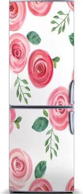 Produktbild von Tulup Kühlschrankdekoration - Magnetmatte - 60 cm x 180 cm - Magnet auf dem Kühlschrank - Pinke Rose