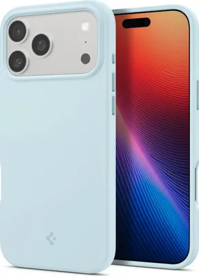 Zdjęcie produktu dla Etui Spigen Silicone Fit MAG MagSafe do iPhone 17 Pro Max niebieski