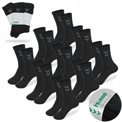 Image de Hummel SM200 Chaussettes Homme Mi-mollet Coton Lot de 9