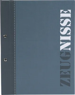 Produktbild von Goldbuch Zeugnismappe 2colored blau