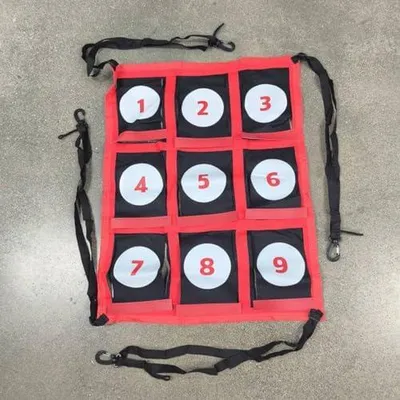 Produktbild von Softball Wurfziel, Strike Zone Ziel mit 9 Taschen, Wurfnetz Zum Schlagen, Fangen Und für Anfänger