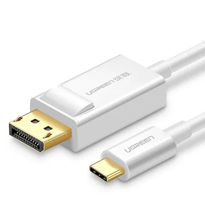 Obrázek produktu pro UGREEN 40420 USB Typ C/DP kabel 1.5m bílý