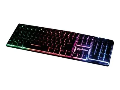 Produktbild von MANHATTAN USB-Gaming-Tastatur mit LEDs und Metallunterseite
