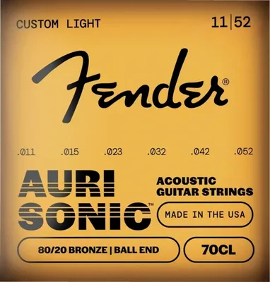 Zdjęcie produktu dla Fender 80/20 Bronze 70 CL 11-52 Struny do gitary akustycznej