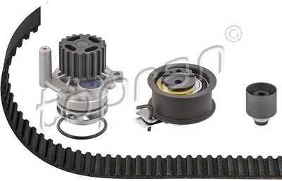 Obrázek produktu pro Sada rozvodového řemene TOPRAN 112 861 včetně vodní pumpy, určená pro:VW Golf IV (hatchback, 1J1)VW Golf V (hatchback, 1K1)VW TOURAN (1T1, 1T2)VW Passat Variant (3C5)pro vozidla značky AUDI