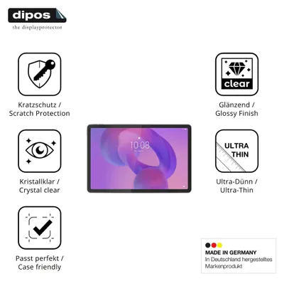 Image de 2x Film de protection d'écran pour Lenovo Idea Tab 11 Zoll protecteur clair dipos