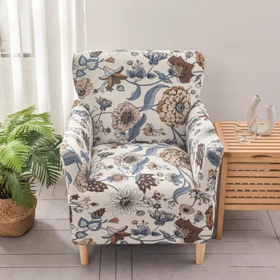 Obrázek produktu pro Stretch Armchair Cover Elastický potištěný potah na pohovku Klubové potahy na židle, potahy na sedadla pro banketové židle, potahy na židle s područkami, styl 9
