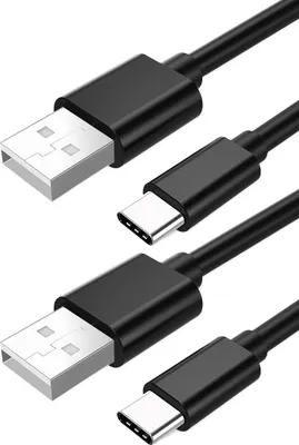 Produktbild von 2x Typ-C Ladekabel für Original Samsung Galaxy Z Fold2 5G, Z Fold3 5G, Z Fold4 Datenkabel 1,5m schwarz USB-Ladegerätkabel Aufladekabel Type-C Charging-Cable