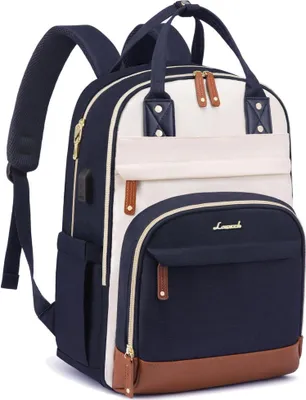 Produktbild von LOVEVOOK Rucksack Damen 15.6 Zoll Wasserdicht Schulrucksack Teenager Anti-Diebstahl