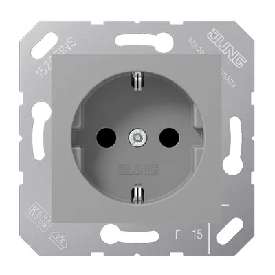 Produktbild von Jung CD5120BFGR SCHUKO SteckdosefürKlappdeckel