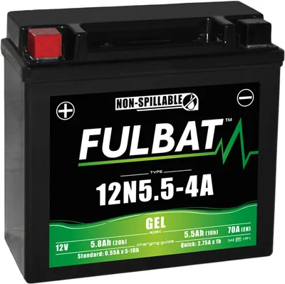 Obrázok produktu pre FULBAT Gélový akumulátor 12N5.5-4A GEL