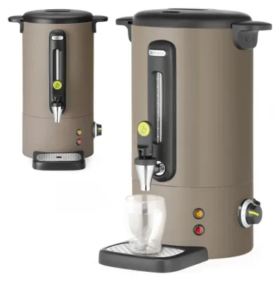Produktbild von Glühweinkocher mit Zapfhahn und Abtropfschale 9 l 950 W - taupe