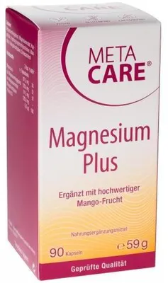 Obrázok produktu pre Meta-Care Magnesium Plus Capsules 90 kapsúl
