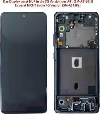 Produktbild von SMT - Original Samsung Galaxy A51 5G A516B Amoled Display Touchscreen Bildschirm Schwarz & Werkzeug