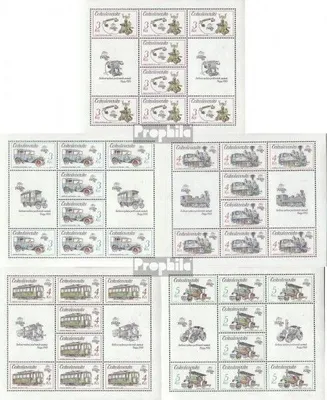 Produktbild von Briefmarken Tschechoslowakei 1987 Mi 2911Klb-2915Klb Kleinbögen (kompl.Ausg.) postfrisch Briefmarkenausstellung