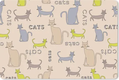 Produktbild von MuchoWow® Mauspad Mousepad Muster - Katze - Zitat - Jungen - Mädchen - Kinder - Kind 27x18 cm - Mousepads - Maus Mat - Pad - Mausunterlage - Büroartikel - Desk Matten