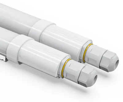 Produktbild von hoftronic LED-Feuchtraumleuchte R-Serie Pro 48W 6720 lm 6500K IP65 150 cm