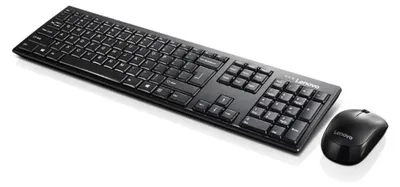 Produktbild von Lenovo GX30L66303 Tastatur Maus enthalten Universal QWERTY US Englisch Schwarz