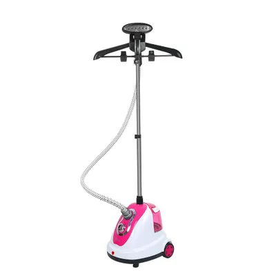 Produktbild von Dampfglätter Dampfbürste 1700W Dampfbügeleisen Vertikal Dampfstation Rosa