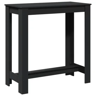 Produktbild von vidaXL Bartisch Schwarz 102x50x103,5 cm Holzwerkstoff