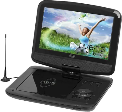 Produktbild von Trevi DVBX 1418 HE Tragbarer DVD-Player 9" TV und Digitaler DVB-T2 HEVC 10 Bit