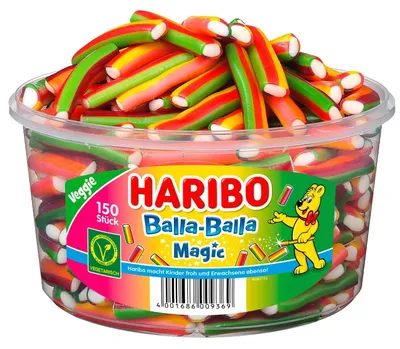 Produktbild von Haribo Balla-Balla Magic vegetarisch 150er