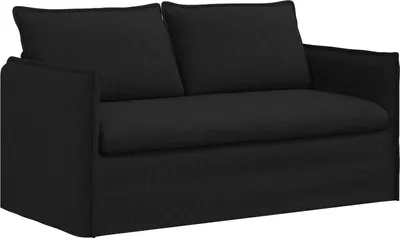 Obrázok produktu pre vidaXL Pohovka Čierna 156 x 82 x 85 cm Tkanina