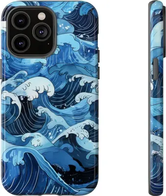 Produktbild von Japanische Wellenkunst – Hülle Kompatibel mit iPhone 14 Pro Max