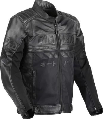 Produktbild von DIFI Iconic Motorrad Lederjacke, schwarz, 52