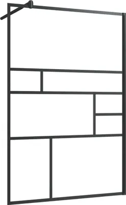 Immagine prodotto di vidaXL Schermo doccia per cabina doccia con vetro trasparente ESG 115x195 cm