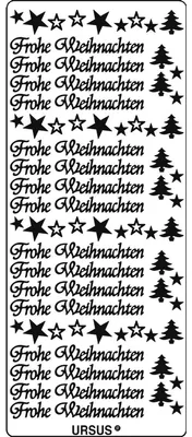 Produktbild von Kreativsticker 10x23cm Motiv 59 VE=5 Stück gold