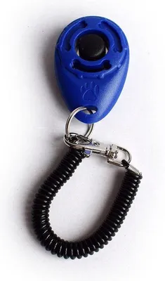 Immagine prodotto di Go Go Gadget – Addestramento con il clicker – Dispositivo di addestramento – Clicker – Cane – Gatto – Blu