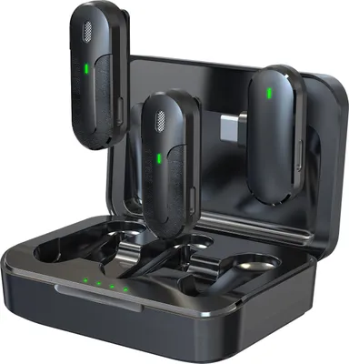 Immagine prodotto di INF Microfono lavalier wireless, microfono a clip per registrazione, TikTok, Live Stream