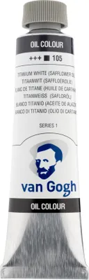 Produktbild von Van Gogh Ölfarbe Tube 40 ml Titanweiß (Safloröl) 105