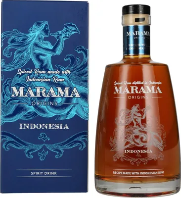 Image de Marama ORIGINS Indonesian Spiced Rum 40% Vol. 0,7l en boîte cadeau