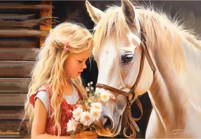 Immagine prodotto di Puzzle 180 Il mio amico cavallo B-018536