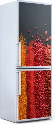 Produktbild von Magnete Dekorative - 70 cm x 190 cm - Küche - Magnetmatte Kühlschrankmagnete - Gewürze Gemüse