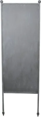 Produktbild von Stele Metall grau Sichtschutz "Uni" Windschutz Dekowand Garten Deko B54cm H163cm
