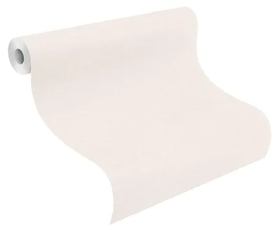 Immagine prodotto di Carta da parati in tessuto non tessuto 252804 Carta da parati a tinta unita 53 x 1005 cm Rasch Bambino XIX Bianco