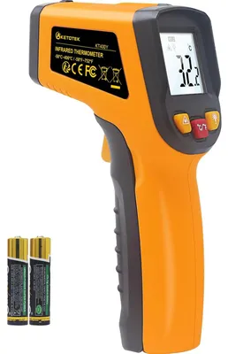 Produktbild von Ketotek Infrarot -Thermometer Laser Digital IR Pyrometer Nichtkontakttemperaturpistole -50 ° C 400 ° C Meter Kochgrill Gefrierschrank Industrial Food
