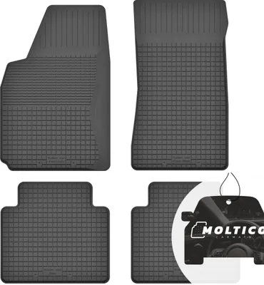 Produktbild von Gummimatten mit Rand Auto Fußmatten Gummi Automatten Passgenau 4-teilig Set - passend für Subaru Legacy II 1993-1999