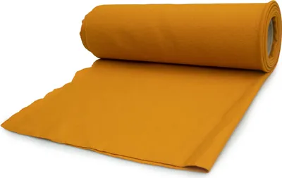 Produktbild von French Terry, Baumwolle Sweatshirtstoff, Senf 50 x 185 cm