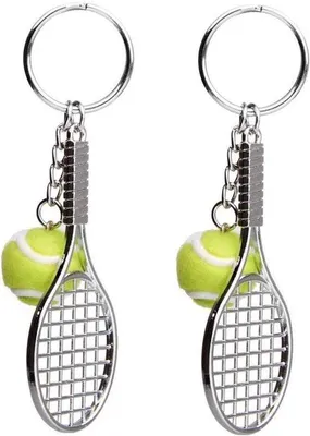 Immagine prodotto di Portachiavi in metallo con pallina da tennis