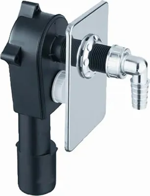 Produktbild von Haas 2074 Unterputz Siphon 40/50 für Waschmaschine Unterputz-Geräte-Siphon OHA