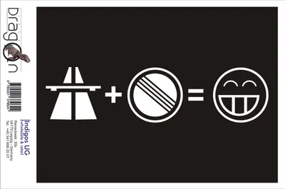 Produktbild von Aufkleber / Autoaufkleber - JDM / Die cut / Auto / OEM - Autobahn Freak - 210x60 mm weiß - Heckscheibe / Heckscheibenaufkleber