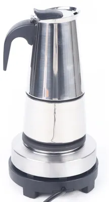 Image de Machine à expresso électrique, 6 tasses, argent