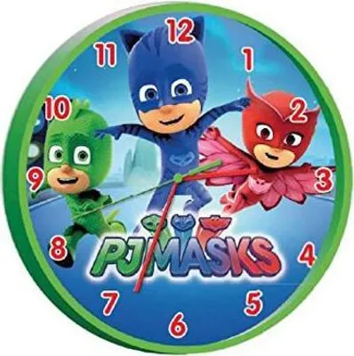 Produktbild von PJ Masks Wanduhren 25 cm Kinderfreundliches Design für das Zimmer