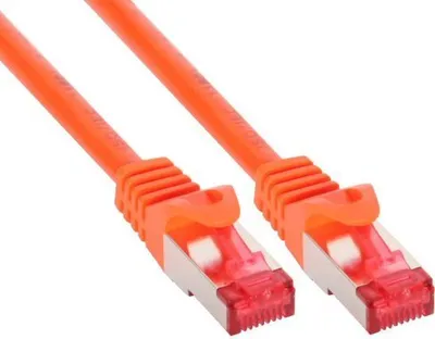 Immagine prodotto di InLine® Patchkabel, S/FTP (PiMf), Cat.6, orange, 30m (76430O)